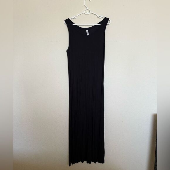 Athleta | NWT Black Well Rested Rib Sleep Tank Dress Size M - Picture 5 of 7